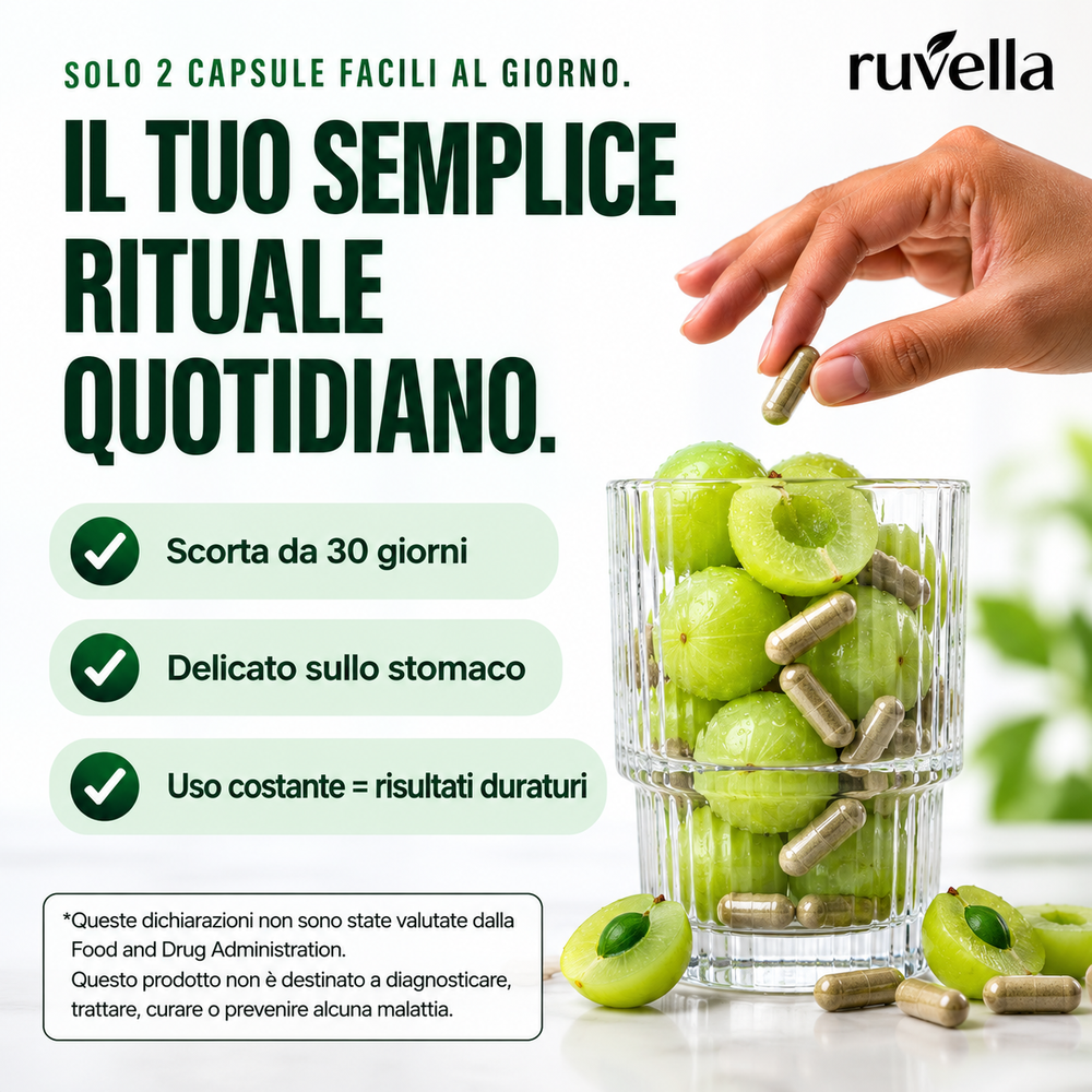 Ruvella Amla - Estratto di Superfrutto Standardizzato